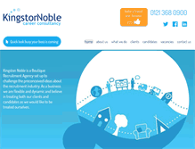 Tablet Screenshot of kingstonnoble.com